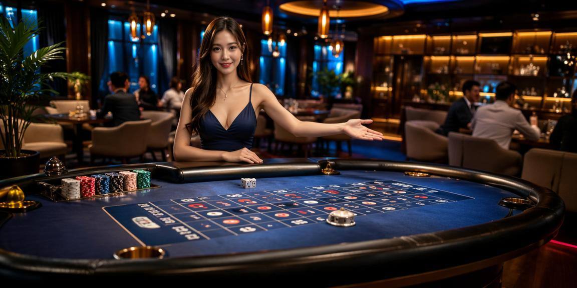 n960f Bàn Baccarat với dealer tiếng Việt